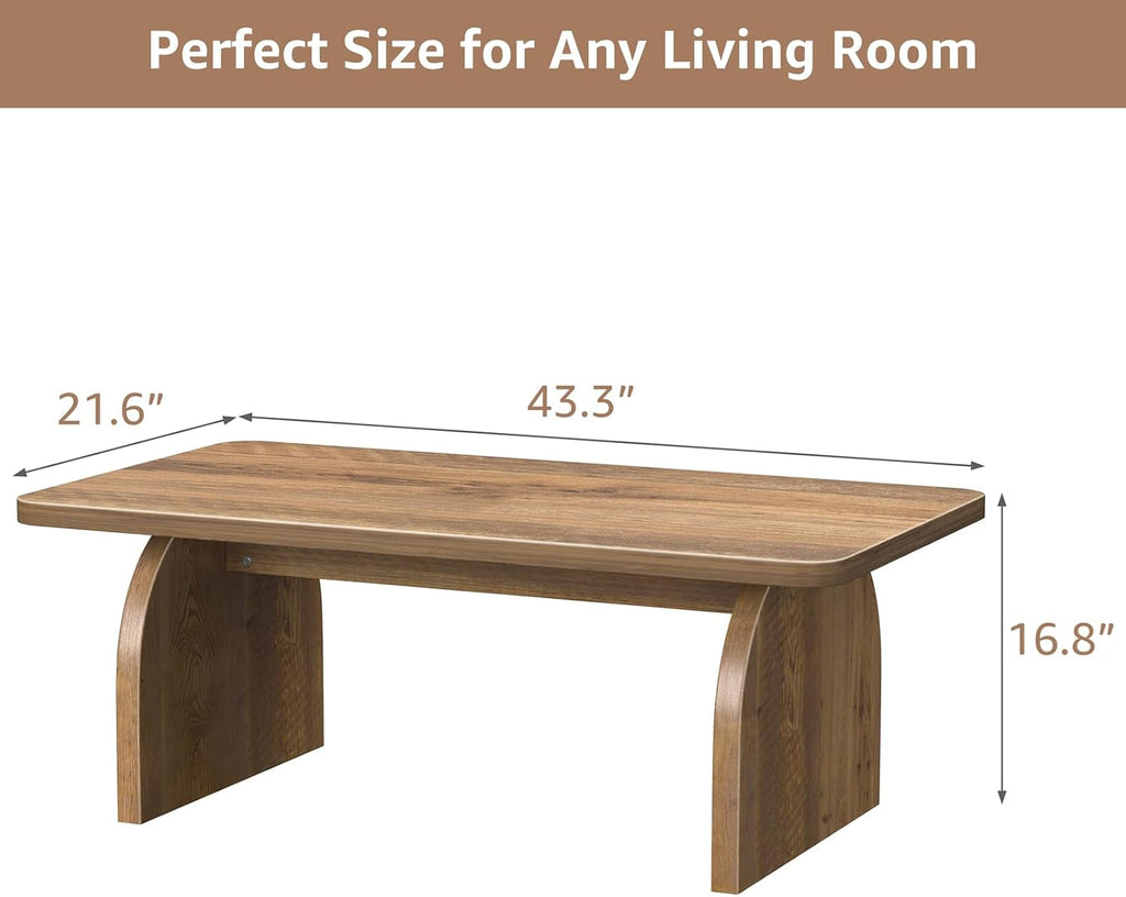 Oak Rustic Farmhouse Coffee Table