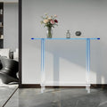 Gradient Blue 2-Tier Acrylic Console Table