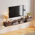 Walnut Wall Mounted Floating TV Stand