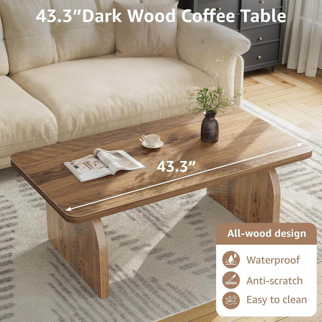 Oak Rustic Farmhouse Coffee Table