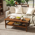 Solid Oak Farmhouse Storage Coffee Table